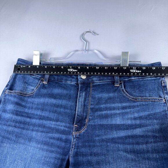 American Eagle Curvy Jegging Jeans Women Size 16 Regular Next Level Stretch Blue - Picture 7 of 12